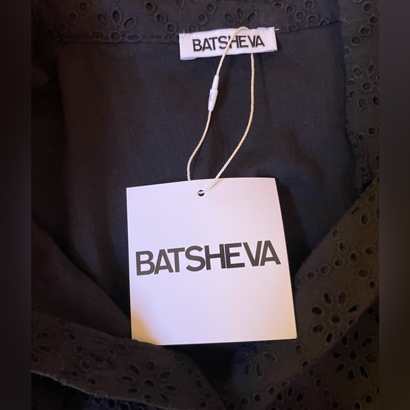 Batsheva Grace Blouse in Black Broderie Anglaise 16 - Picture 10 of 16